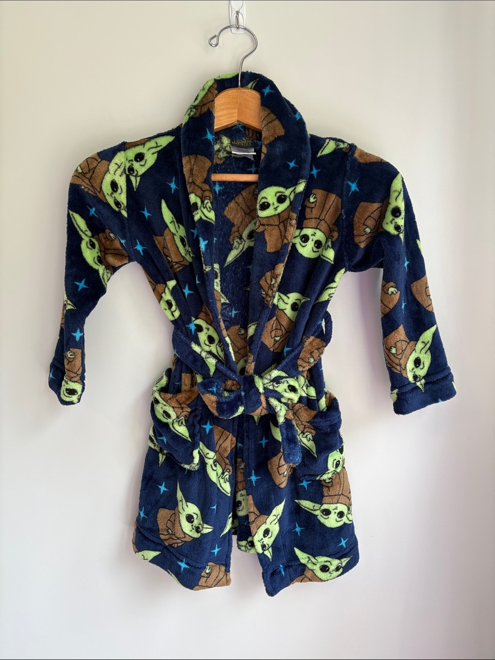 Star Wars Yoda bathrobe blue size 4/5